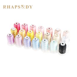 RHAPSODY POLYESTER MACHE MACHINE Machine 550 ans par bobine 60 pour Brother Babylock Janome Singer Pfaff Husqvarna Bernina Couture