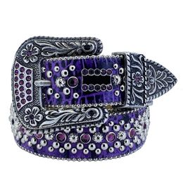 Strass Bb Simon Belt para mulheres Designer cintos masculinos com strass completos como amor casal gift191b