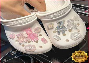 Rhinestone Bears Charms Designer Diy Animal Shoes Party Decaration Accessories for Jibs S Kid Women Girls Gifts6917920