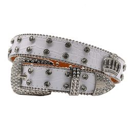 Rhinestone Belt dames ingelegde Rhinestone Crown Jewelry Hip Hop Punk Style Fashion Hundred Tower Jeans