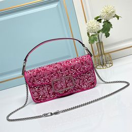 Sac à corps croisé en strass de luxe Sac de luxe DIAMANT DIAMONDS DIGNAGE SAG TOTE SAGS FEMME SAG SAGLE SAGLE BAGUEUR BAGUETTE BAGUE