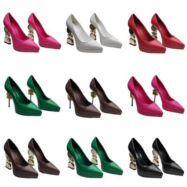 Strass chaussures habillées luxe femmes designer sandales en cuir peint talons hauts mode sexy plate-forme chaussures confort extérieur chaussures décontractées top chaussures de soirée classiques