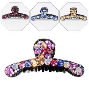 Hicestone Hair Claws Hairpins Forh Woman Crystal Pony Pony Hair Clip Barrettes Hairgrip Bandband Girls Hair Accessoires