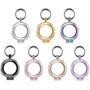 Strass Porte-clés Manchon de protection pour Airtags Air Tags Fashion Bling Diamond Metal Covers Cases Locator Tracker Dispositif anti-perte Anneau de porte-clés en alliage d'aluminium