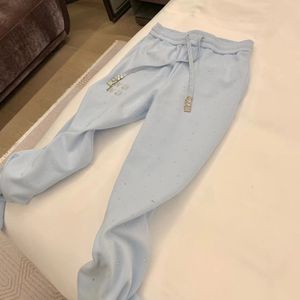 Rhinestone Pants dames wijd been broek Nieuwe Koreaanse losse brief hot boren casual jeans vrouwelijke hoge taille broek ropa de mujer allx