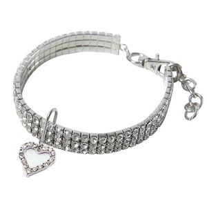 Strass Dierbenodigdheden Hond Kat Halsband Crystal Puppy Chihuahua Halsbanden Ketting Voor Kleine Middelgrote Grote Honden Diamanten Sieraden Accessoiresthe