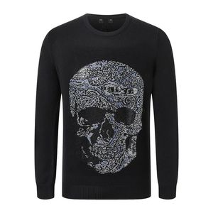 Strass Plein Philipps Loose Designer hommes femmes sweats à capuche pull à capuche pull à manches longues en vrac pulls PP Skull pour hommes Tops vêtements avec impression