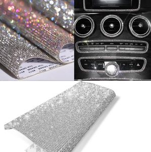 Strass Décoration Cristal Autocollants Feuille Auto-Adhésive 9,45 x 15,7 Pouces Fête Artisanat DIY Décor Étincelant Voitures Décoration Téléphone Cas Tasses