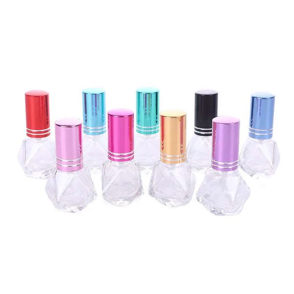 Rhomb Glass 8 ml Small Wholesale Vide Spray Flottes Refipillable Perfume Atomizer Filals For Travel Party Portable Fragrance Bouteille