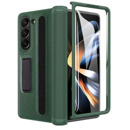 Rhombus Cases Pour Samsung Galaxy Z Fold 4 3 Fold3 Case Plating Side Pen Slot Protection Cover