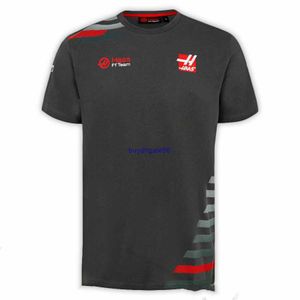 Rhta 2023 Mode F1 Mannen T-shirt Formule Een Team Hass Sport Leisure Retro Volwassen Kinderen Zomer Nieuwe collectie Ypmq