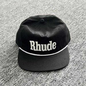 Rhude Brand Designer Unisex Rhude Collections Baseball Caps Outdoor Rhude Hat Casual Truck Hat paar Rhude Cap Classic Trendy gloednieuw Casual Wide 429