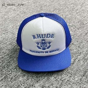 Rhude Cap 2024 Créateur de mode RHUDES Ball Caps Tide Brand American Truck Hat Hommes Femmes Même Style Casquette de Baseball à Bord Plat Automne et Hiver Fit Cap Mens Cap 4264