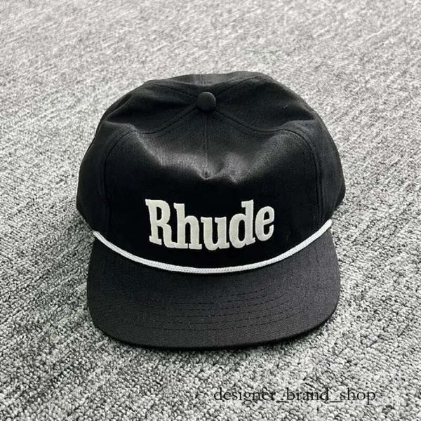 Rhude Caps Tide – chapeau de camion américain pour hommes et femmes, casquette de Baseball à bord plat du même Style, automne et hiver, 996