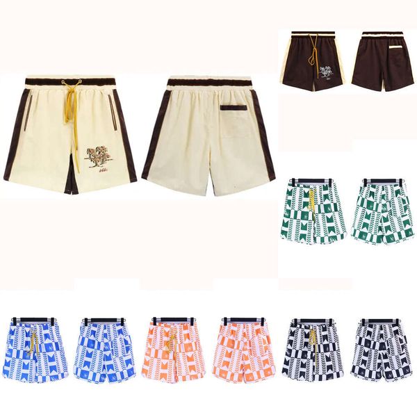 Rhude Designer Shorts Summer Mens Swim Shorts Europe et Amérique Mode Pantalons de plage Classique Lettre Motif Imprimer Lâche Casual Vacances Rhude