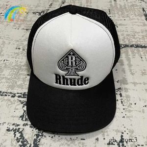 Rhude Hats for Men Ball Gaps 2023 Borde ancho informal Rh Capulter