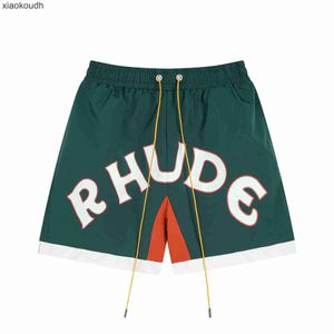 Rhude high -end designer shorts voor mode nieuwe heren en dames letter print casual sport veelzijdige snelle shorts zomertrend met 1: 1 originele labels