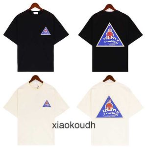 T-shirts de créateurs haut de gamme Rhude pour le printemps / été nouveau Triangle de basket-ball Print Street Sports T-shirt Homme à manches courtes avec des étiquettes originales de 1: 1