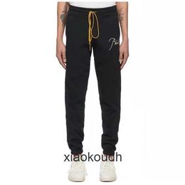 Rhude high -end designer broek voor nieuwe borduurwerkbroek broek High Street Casual mode veelzijdige broeken liefhebbers heren mannen met 1: 1 originele labels