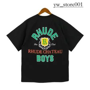 Rhude Hip Hop Streetwear Famous Designer Mens T-shirt Fashion Rhude Shirt High Quality Classement Graphic imprimé Vêtements Rhude Dry Rhude Polo T-shirt 6288