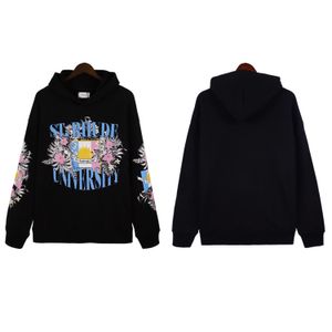 Rhude Hoodie Designer Mens Letter Imprimers à capuche Loose à manches longues Sweat Sweat-shirt US Sweatshirt US