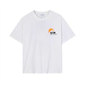 Rhude McLaren T-shirt Men vrouwen zomer mode losse oversize t-shirt letter print tees mannelijke streetwear vintage kleding t-shirt pkkx