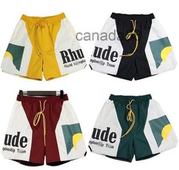 RHUDE MENS Shorts Athletic Casual Mesh Men Hommes Femmes de haute qualité Classic Fashion Fashion Luxury Designer Street Hip Hop Couples 2LB6