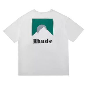 Rhude Mens T-shirt Designer pour hommes Femmes Chemises T-shirt de mode avec des lettres Casual Summer T-shirts à manches courtes Femme Vêtements