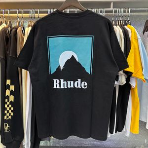 Rhude Mens T-Shirts Designer Shirt T-T-T-T-T-T-T-T-T-shirt de la mode à manches courtes Men de street