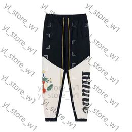 Rhude Pants Designer Pants Rhude Pants Men Designer Heatpants Men Women Casual Heatpants Fitness broek Mens Track Joggers broek 8413