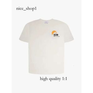 Rhude Short Desinger T-shirt merk Mens t Shirts Men Women Hoge kwaliteit 100%katoenen kleding Hip Hop Top Tees Us Size S-XXL 192
