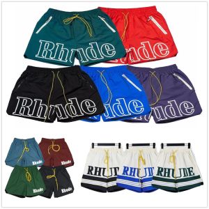 Rhude Short Rhude Mens Shorts Designer Short pour hommes sets pantalons de survêtement C1 LOBST COFFTFING Man Beach Fashion Swimwear