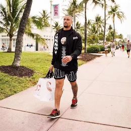 rhude shorts pantalons de créateur hommes shorts de cyclisme de basket-ball décontractés lâche respirant lettre à séchage rapide imprimé logo coloré noir match de compétition de sports de plein air