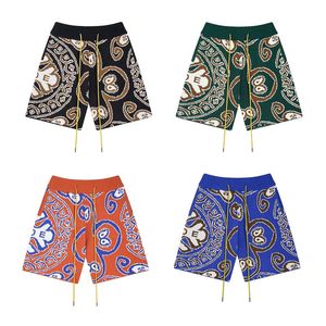 rhude shorts shorts de marque logo impression Jacquard laine tricotée shorts décontractés hommes femmes sport shorts de course maison pantalons vacances loisirs shorts