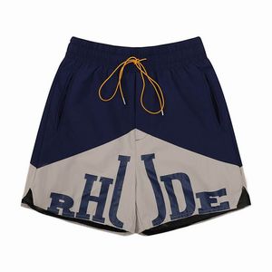 RHUDE Shorts Designers pour hommes Basketball Panel Court Swimks Sweat Senna Flight Yachting Bottoms Wholesale Acheter 331