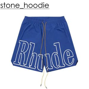 Rhude Shorts Designershorts voor heren Hoge kwaliteit Trcksuit Luxe straat Trendy broek Los en comfortabel Sprots Rhude Shorts Dames Casual sneldrogende shorts 7948