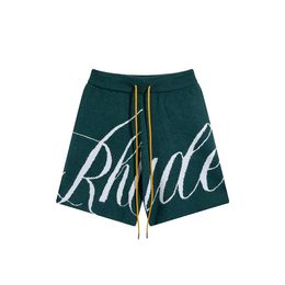 Rhude Shorts Hombres Short Designer Shorts Summer Fashion Drying short Alta calidad Streetwear Moda Casual Hip Hop Beach Sportswear Mens ShortPants 44K119