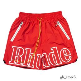 RHUDE Shorts pour hommes Designer Men Short sets Pantalons de survêtement en vrac et confortable être populaire 2023 Nouveau style S M L XI Polyester Loose de la meilleure qualité 821