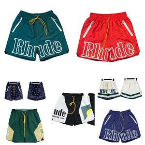 rhude shorts hommes designer court hommes ensembles pantalons de survêtement mode ample et confortable être populaire 2024 nouveau style s m l xi polyester short de gym en vrac ah