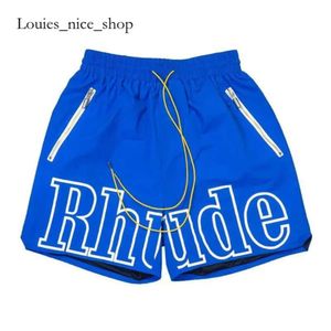 Rhude Shorts Hombres Quinto Shorts Men establece pantalones de chándal sueltos y cómodos de moda Sea popular nuevo diseñador Summer Shorts Gym Shorts 24SS 987