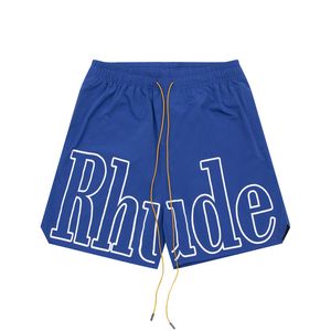 Rhude shorts set heren rhude shorts Designer Shorts Zomermode Strandbroek Heren Hoge kwaliteit Street Wear Rood Blauw Zwart Paars Broek