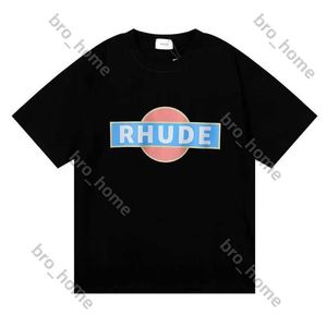 Rhude Sport Shirt Rude T Shirt Ropa de moda Top Calidad High Street Camisas Shorts CP T Shirt Mujer Fitness Suave Transpirable Fresco Nuevo estilo para hombre Jt2j 6DVE
