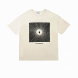 Rhude T-shirts 23Ss Hommes Courts De Haute Qualité Créateur De Mode Graphique T-shirt Hommes Printemps Automne Lettre Imprimer Manches RH Tees 777