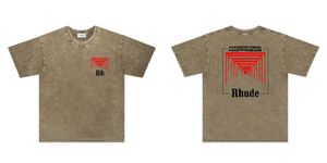 RHUDE T-shirts Mens Designer Shirt Womens Brands Rhude Shorts de la marque T-shirt T-shirt 616