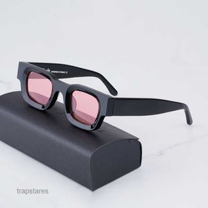 Rhude Thierry Lasry Rhevision-101 lunettes de soleil carrées noires hommes nuances lumière-luxe haute rue Style acétate lunettes solaires II7N II7N