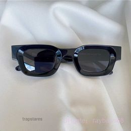 Rhude x Thierry Lasry Rhodeo Street lunettes de soleil hommes et femmes carrées Anti-uv400 mâle Steampunk Premium acétate lunettes solaires 5XHD