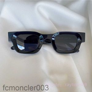 Rhude x Thierry Lasry Rhodeo Street lunettes de soleil hommes et femmes carrées Anti-uv400 mâle Steampunk Premium acétate lunettes solaires 69MS