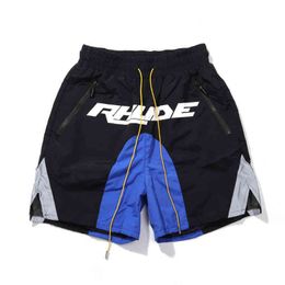 Rhudes Shorts Women Designer Limited Hudes Shorts Men Shorts Summer Nouveau Hip Hop Rhudes High Pants Street Sports Training Bea 3980