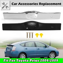 Rime arrière extérieur de porte extérieure tailgate handle handlefgate trunk brillant chrome noir ajustement pour Toyota Prius 2004-2009