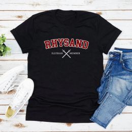 Tshirt Rhysand ACotar Feyre et Rhysand T-shirt Velaris Shirt Sjm Illyrian membre T-shirt Bookish Tees Women Graphic T-shirts